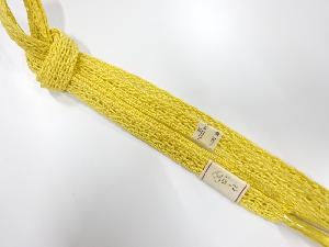 未使用品　正絹　夏用　手組帯締め